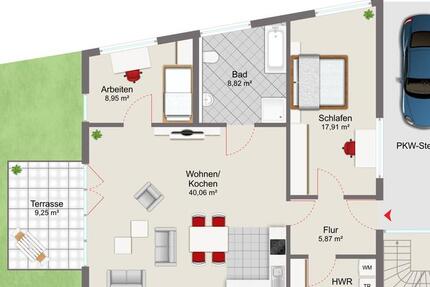 Barrierefreie 3-Raum-Wohnung 3 zimmer
