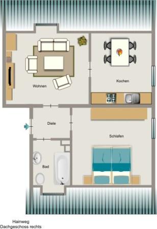 Demnächst frei! 2-Zimmer-Wohnung in Lünen Alstedde zimmer