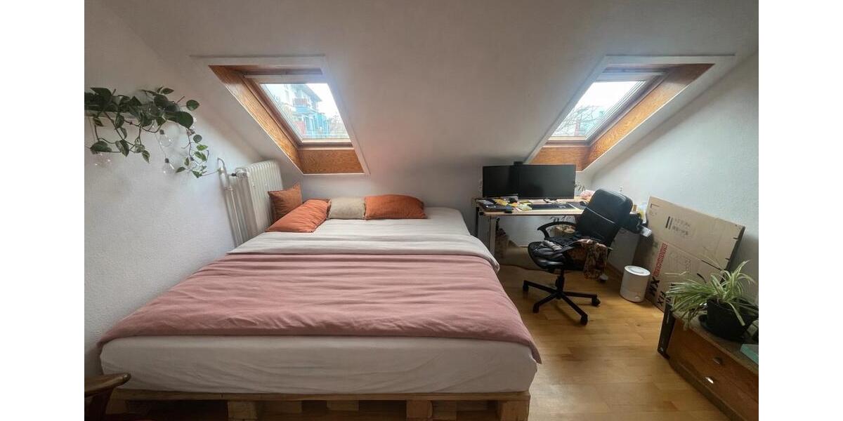Dachgeschoßwohnung Stuttgart Vaihingen - 3 Zimmer, 57 m&sup2;, 1.060&euro; | Angebot:26020897