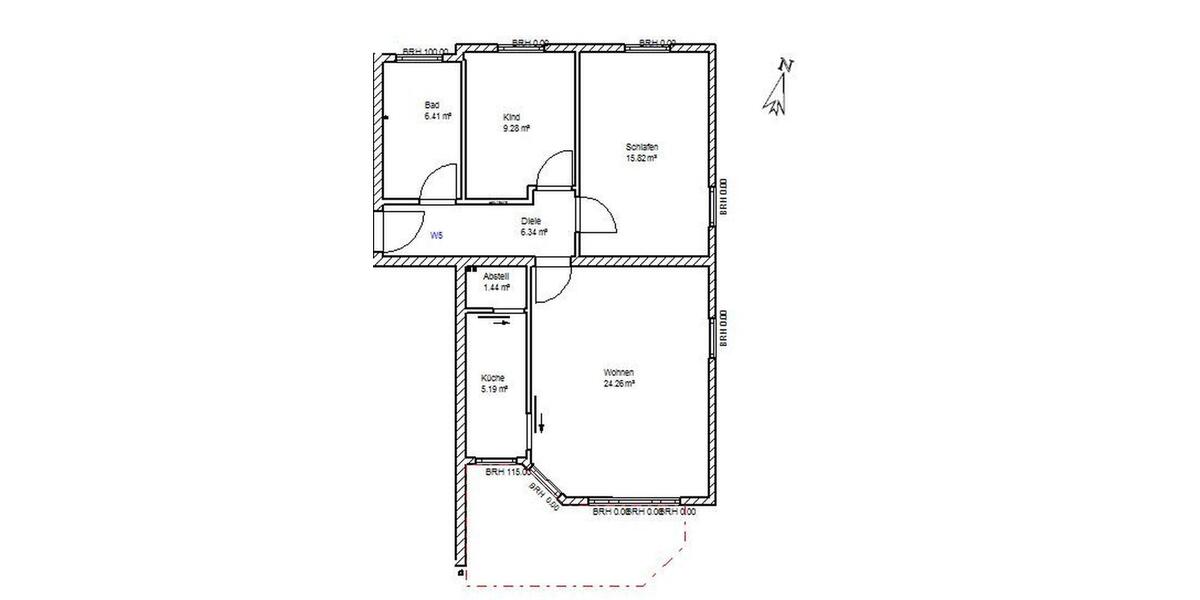 Etagenwohnung Aalen - 3.5 Zimmer, 75 m&sup2;, 430&euro; | Angebot:26448736
