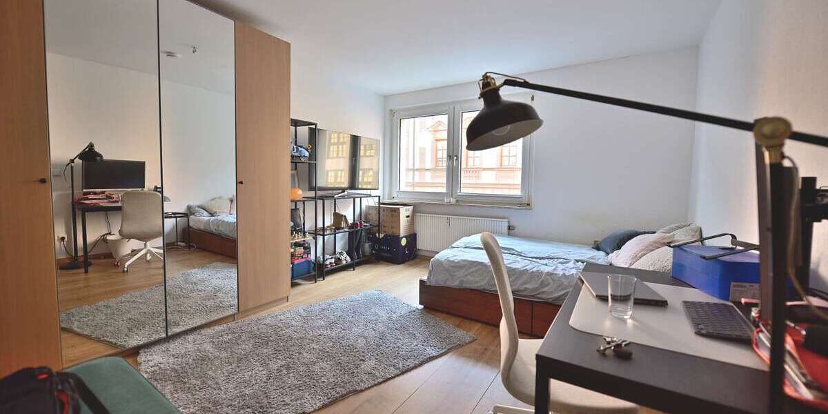 Etagenwohnung Nürnberg Maxfeld - 1 Zimmer, 36 m&sup2;, 590&euro; | Angebot:26737639