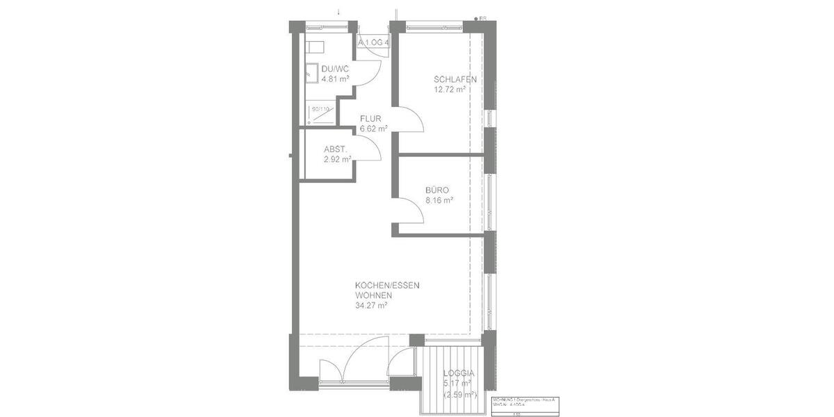 Etagenwohnung Tiefenbach - 3 Zimmer, 72 m&sup2;, 849&euro; | Angebot:26663374