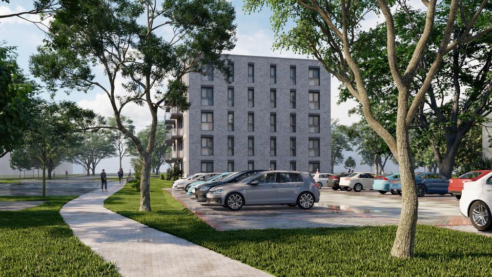 Dachgeschoßwohnung Schwerin Friedrichsthal - 4 Zimmer, 92 m&sup2;, 1.080&euro; | Angebot:25544540