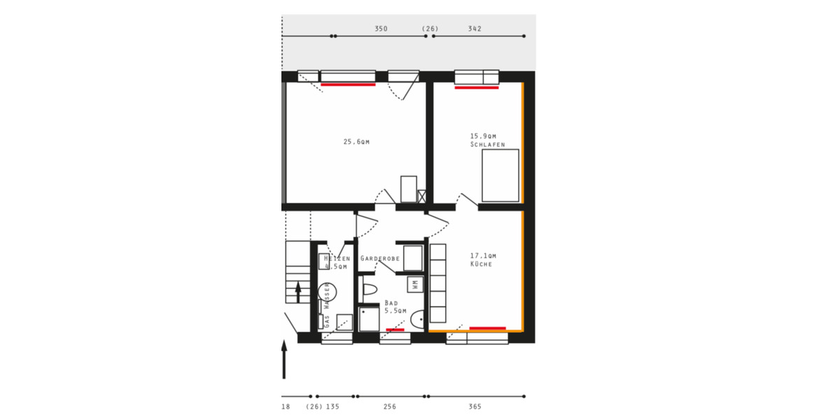 Erdgeschoßwohnung Templin - 2 Zimmer, 70 m&sup2;, 560&euro; | Angebot:25633047