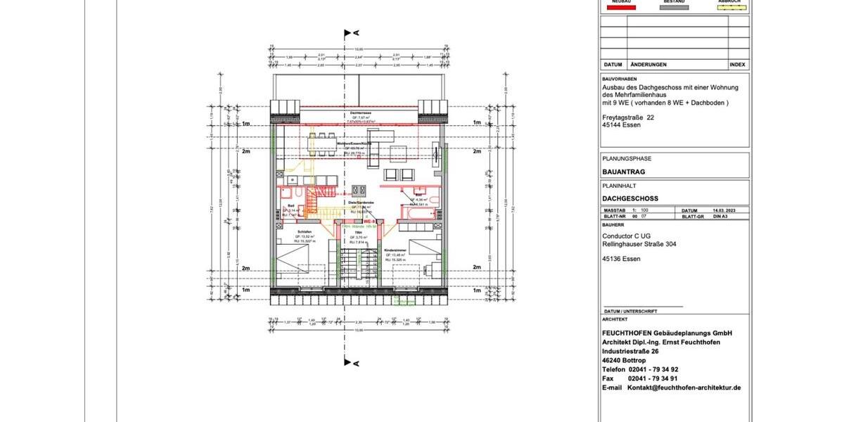 Maisonettenwohnung Essen Stadtbezirk III - 4 Zimmer, 113 m&sup2;, 1.100&euro; | Angebot:24753479