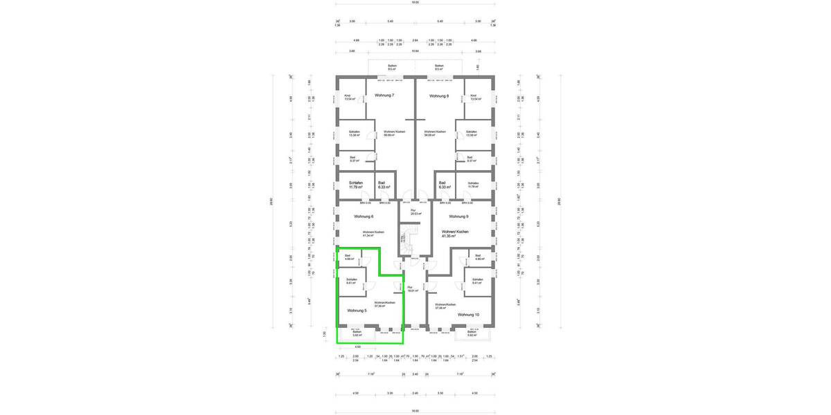 Etagenwohnung Bad Doberan - 2 Zimmer, 55 m&sup2;, 825&euro; | Angebot:26471231