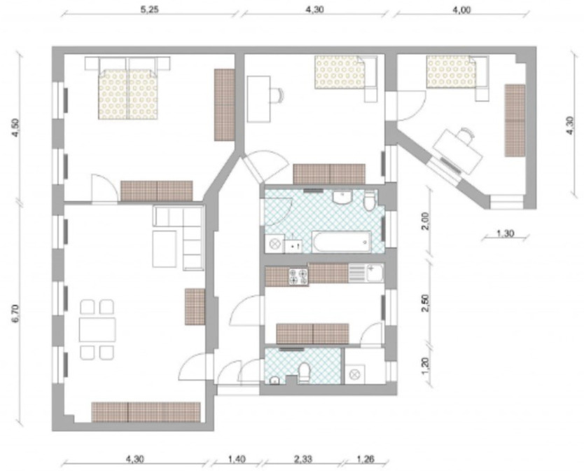 Attraktive Wohnung mit 114 qm in Innenstadtnähe
