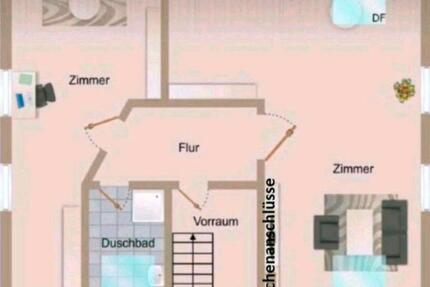große 2 ZW zu vermieten Warm inkl Strom, Gas, Internet 2 zimmer