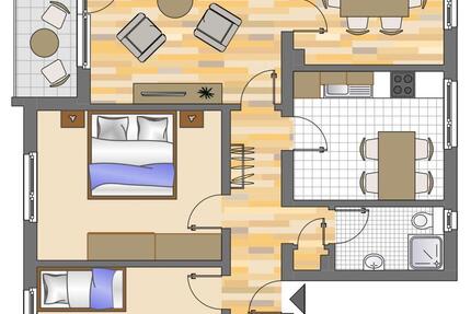 Wohnung Herten - 3 Zimmer, 60 m&sup2;, 519&euro; | Angebot:25253846