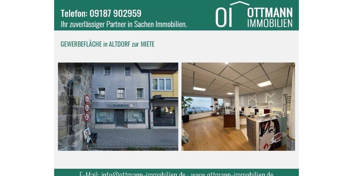 Gewerbefläche direkt in Altdorf zur MIETE zimmer