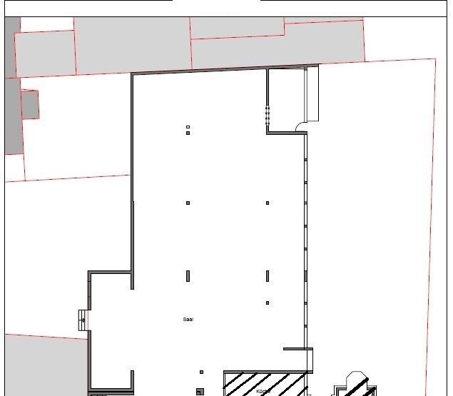 Flexibel gestaltbare Fläche mit 308m² Nutzfläche ! Ehemaliger Festsaal im Hotel Zum Dorfbrunnen