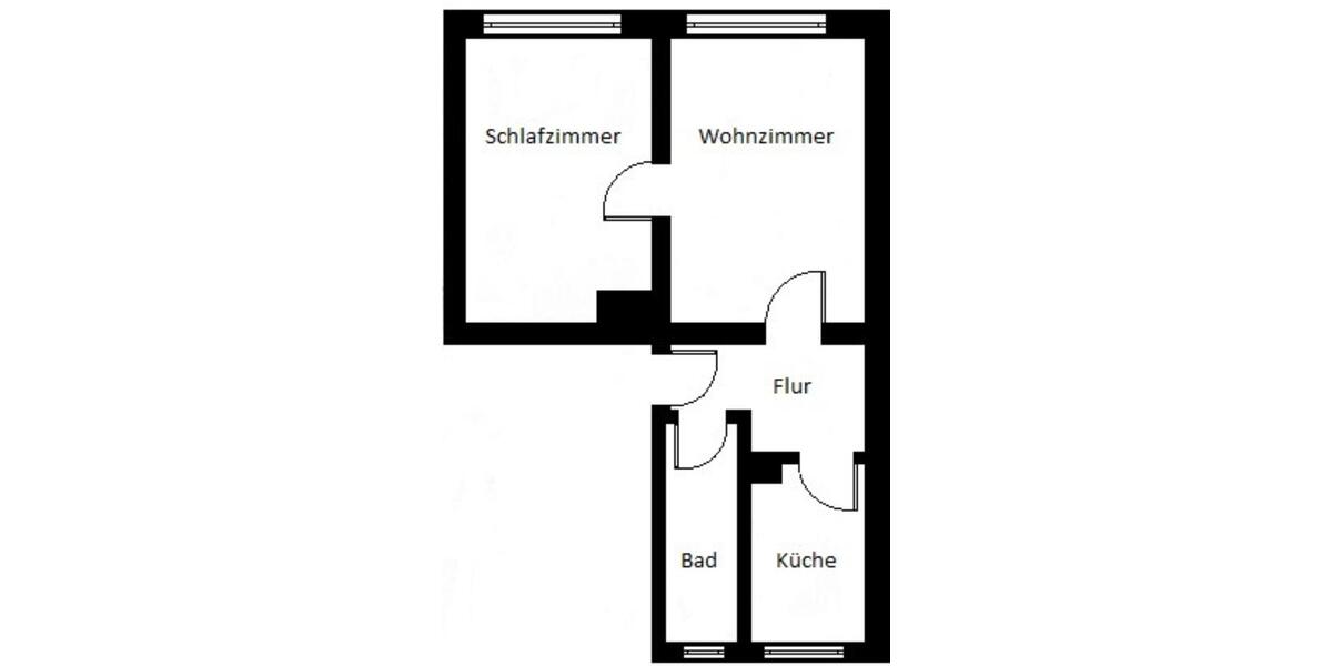 Etagenwohnung Eilenburg - 2 Zimmer, 46 m&sup2;, 315&euro; | Angebot:21481506