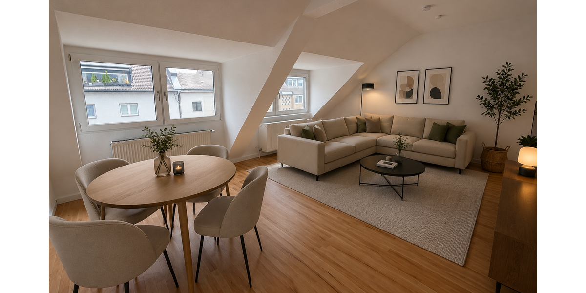Etagenwohnung Düsseldorf Friedrichstadt - 2 Zimmer, 64 m&sup2;, 1.071&euro; | Angebot:26663303