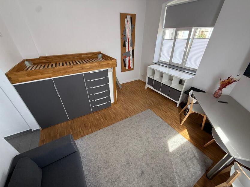 möblierte und ausgestatte 1-Zi.-Whg., 28,90 m²