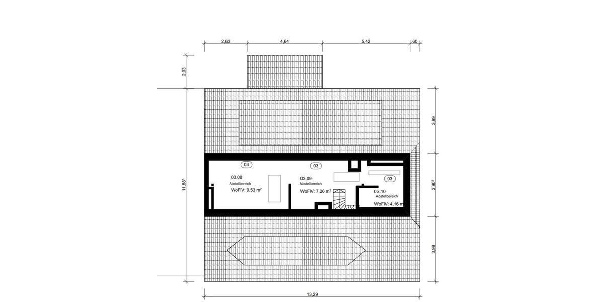 Dachgeschoßwohnung Erfurt Daberstedt - 3 Zimmer, 89 m&sup2;, 1.190&euro; | Angebot:24892016