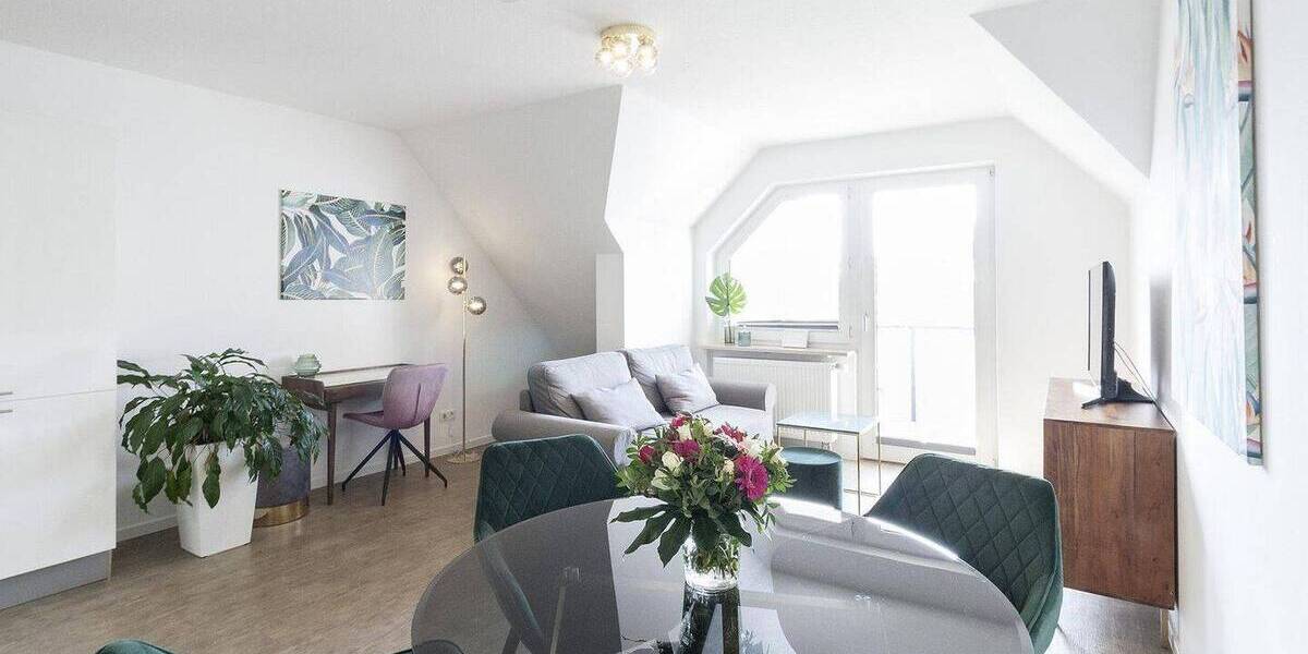 Etagenwohnung Bayreuth City - 2 Zimmer, 45 m&sup2;, 1.040&euro; | Angebot:26791681