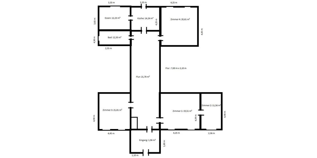 Erdgeschoßwohnung Wagenfeld - 5 Zimmer, 140 m&sup2;, 900&euro; | Angebot:26591228