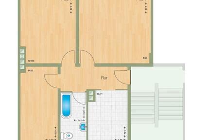 3-Raum Wohnung mit Balkon in der Altstadt 3 zimmer