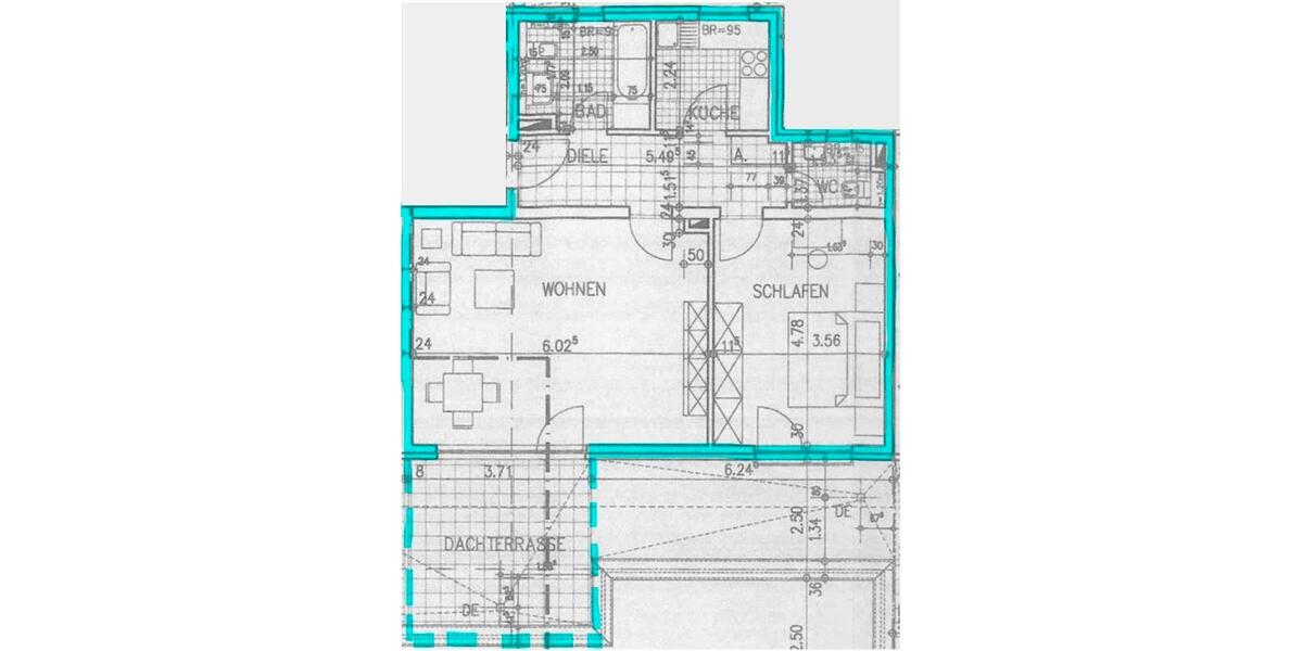 Dachgeschoßwohnung Troisdorf Bergheim - 2 Zimmer, 73 m&sup2;, 622&euro; | Angebot:25987525