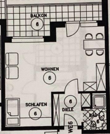 Wohnen auf Zeit Essen Stadtbezirk IX - 1 Zimmer, 45 m&sup2;, 1.000&euro; | Angebot:24720473
