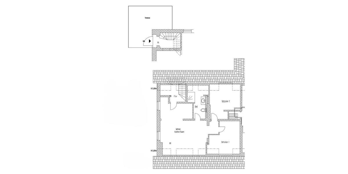 Dachgeschoßwohnung Sellin - 3 Zimmer, 95 m&sup2;, 1.100&euro; | Angebot:26637146