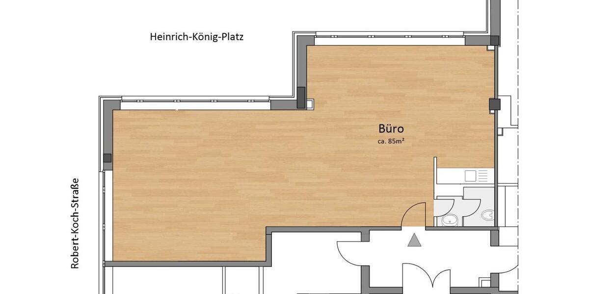 Kleines Büro im Medicalcenter GE-Altstadt (1.OG mit Aufzug) zimmer