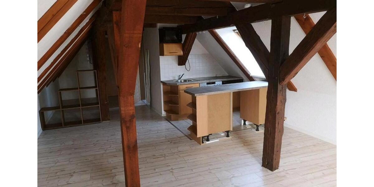 Dachgeschoßwohnung Ribnitz-Damgarten Damgarten - 1 Zimmer, 30 m&sup2;, 300&euro; | Angebot:26032251