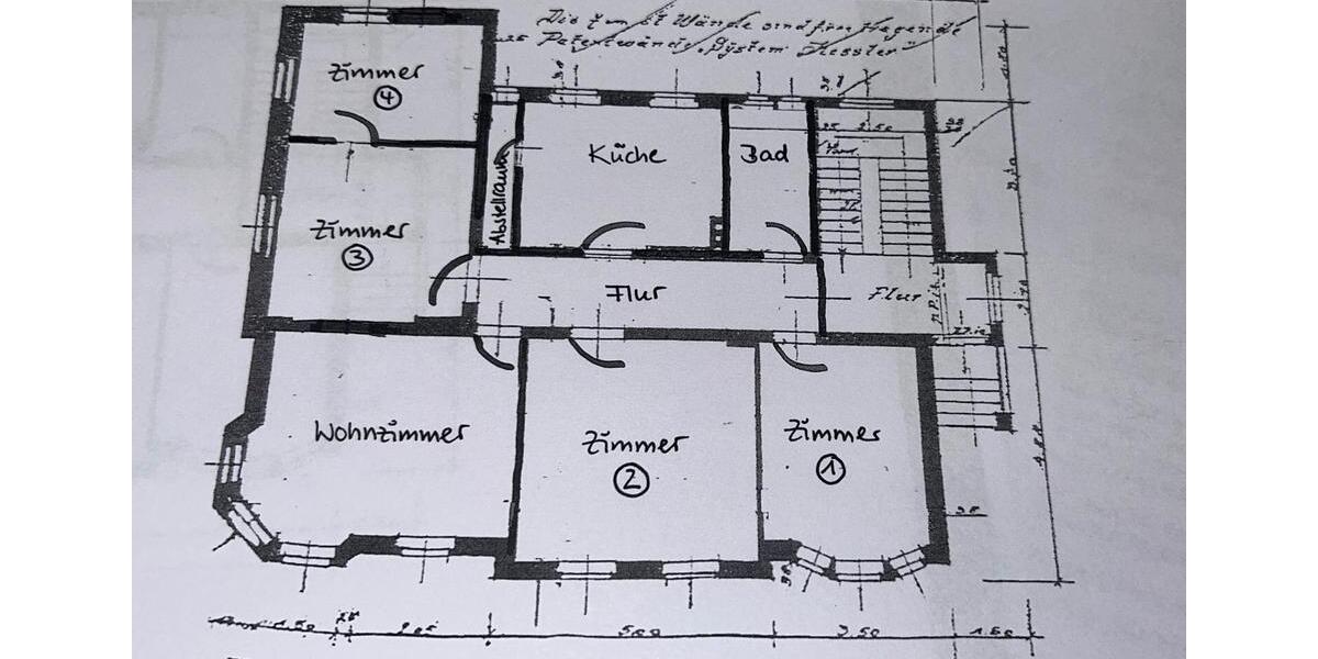Erdgeschoßwohnung Meiningen - 5 Zimmer, 120 m&sup2;, 1.050&euro; | Angebot:25991224