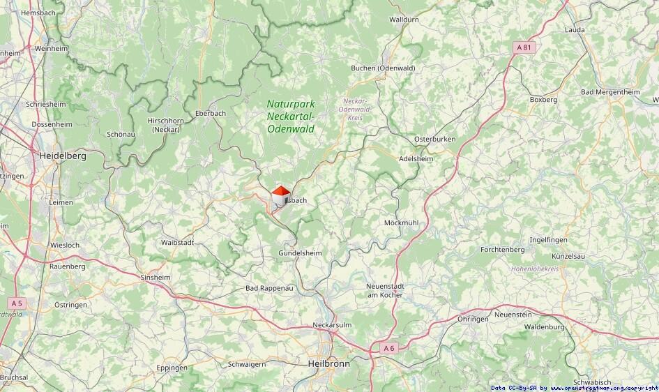 Dachgeschoßwohnung Mosbach - 2 Zimmer, 55 m&sup2;, 800&euro; | Angebot:26041691