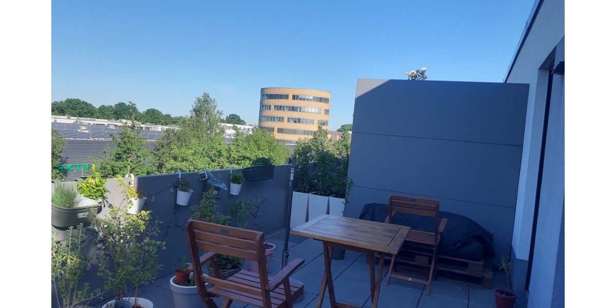 Ankommen und wohlfühlen – 2-Zimmer-Wohnung mit zwei Dachterrassen in Gievenbeck! - Etagenwohnung Münster Gievenbeck | Angebot:26199368