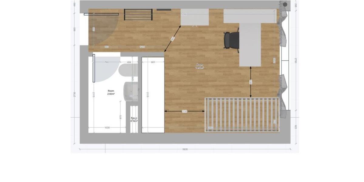 STUDENTENappartement mit Balkon oder Terrasse 1 zimmer