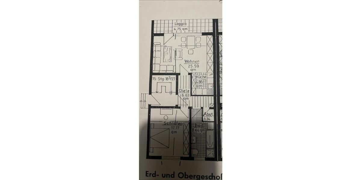 Etagenwohnung Marsberg - 2 Zimmer, 70 m&sup2;, 800&euro; | Angebot:26518372