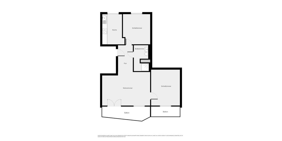 Etagenwohnung Cottbus Sachsendorf - 3 Zimmer, 70 m&sup2;, 406&euro; | Angebot:25265300