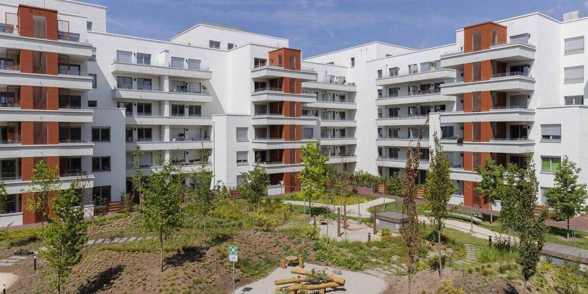 Erstbezug im Neubau: Stilvolle 2-Zimmer-Wohnung mit Einbauküche & ruhigem Innenhof-Balkon 2 zimmer