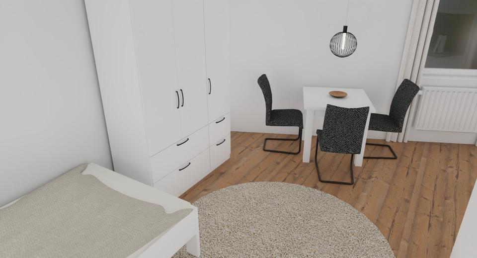 Erdgeschoßwohnung Gießen - 1 Zimmer, 22 m&sup2;, 590&euro; | Angebot:26623495