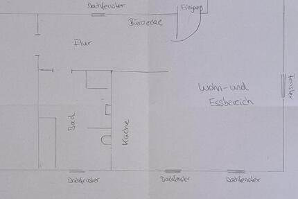 Helle 2-Zimmer DG-wohnung in Wörth am Rhein mit Gartennutzung 2 zimmer