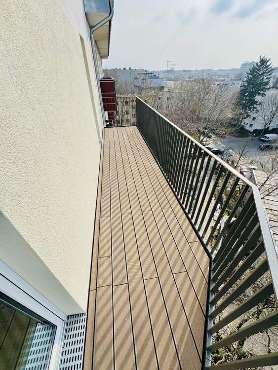 Charmante und Helle Wohnung mit großem Sonnenbalkon im Erstbezug! 2 zimmer