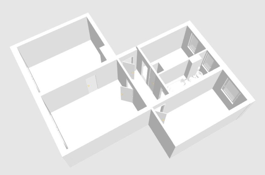 Etagenwohnung Allstedt - 3 Zimmer, 56 m&sup2;, 410&euro; | Angebot:26373306