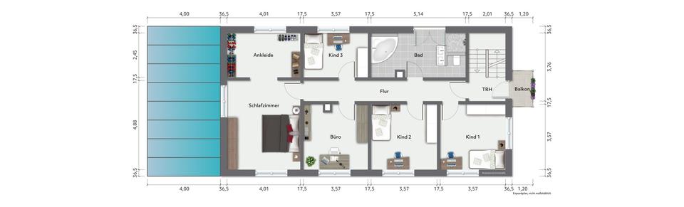 Einfamilienhaus Metten - 6 Zimmer, 225 m&sup2;, 2.400&euro; | Angebot:24687466