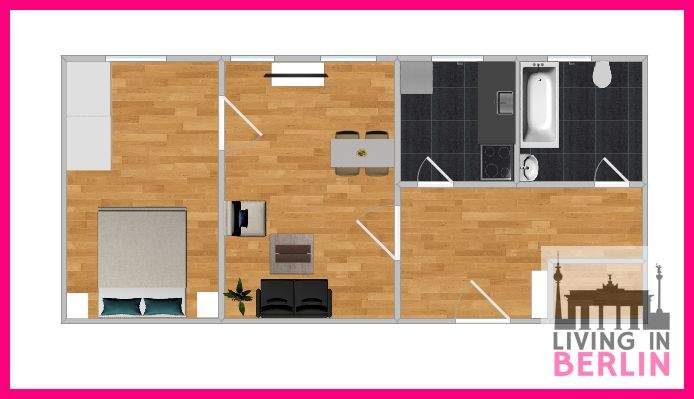 Schnuckeliges City-Apartment inkl. Möblierung! 2 zimmer