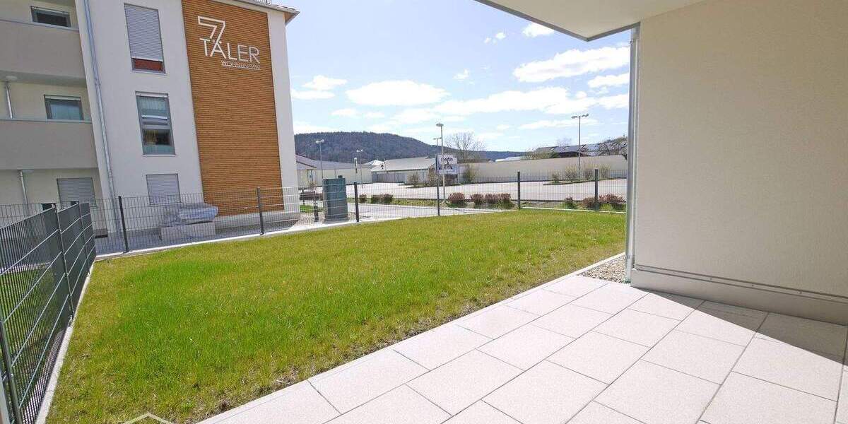 7-TÄLER-WOHNEN-Dietfurt: Neubau 3-Zimmer-Erdgeschoss-Wohnung mit Aufzug u. Tiefgarage 3 zimmer