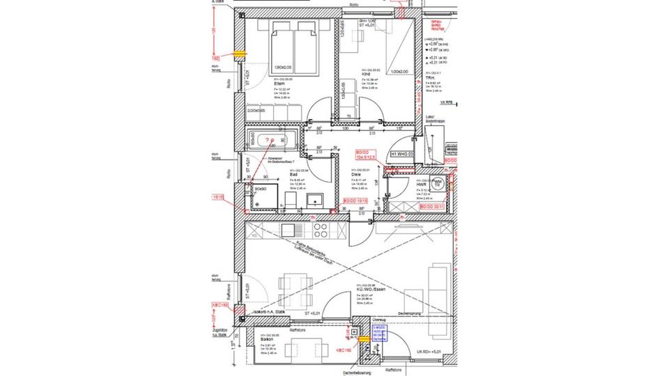 Dachgeschoßwohnung Ruderting - 3.5 Zimmer, 899&euro; | Angebot:22358761