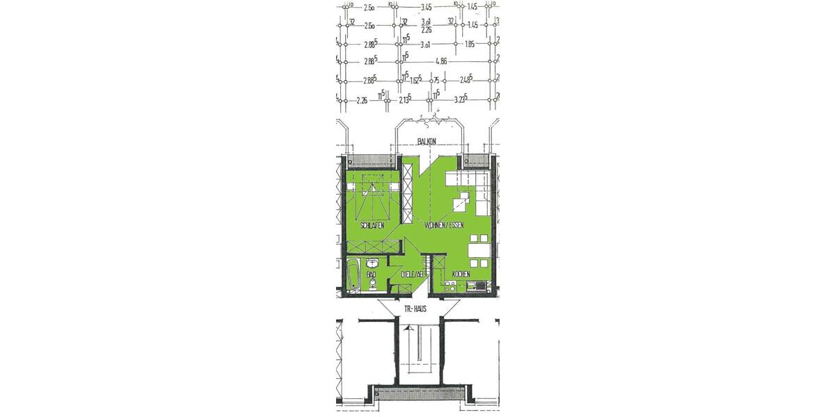 Etagenwohnung Egeln - 2 Zimmer, 53 m&sup2;, 379&euro; | Angebot:24783685