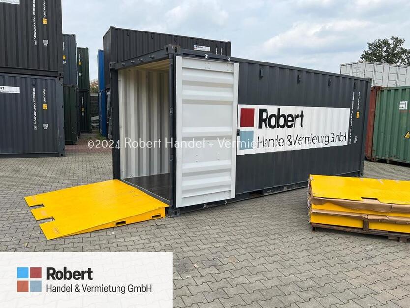 Stahlrampe 6,5t, Containerrampe, Rampe, Container Zubehör, Seecontainer