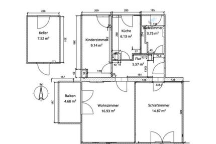 Gemütliche 3-Zimmer-Wohnung mit Balkon in Brieskow-Finkenheerd 3 zimmer