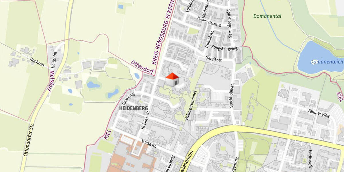 Etagenwohnung Kiel Mettenhof - 3 Zimmer, 91 m&sup2;, 882&euro; | Angebot:26170341