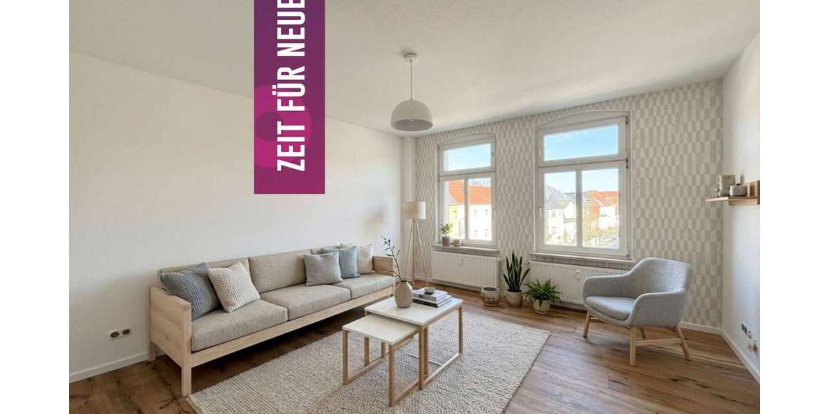 Etagenwohnung Halle (Saale) Trotha - 2 Zimmer, 60 m&sup2;, 495&euro; | Angebot:26738073
