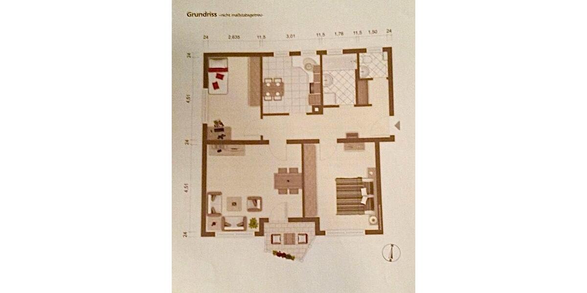 Gemütliche 3-Zimmer Wohnung in Wangen-Epplings 3 zimmer
