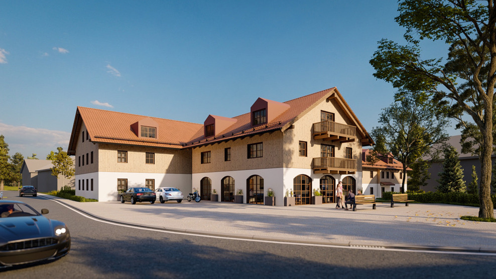3-Zimmer-Wohnung mit Maibaum-Blick im Herzen von Münsing