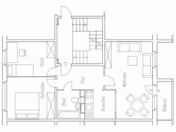 Etagenwohnung Eberswalde Brandenburgisches Viertel - 3 Zimmer, 57 m&sup2;, 395&euro; | Angebot:26841869